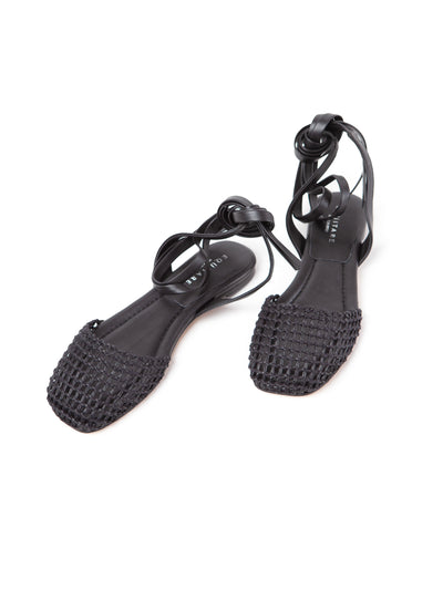 ZARIA - CORD.RAFFIA BLACK