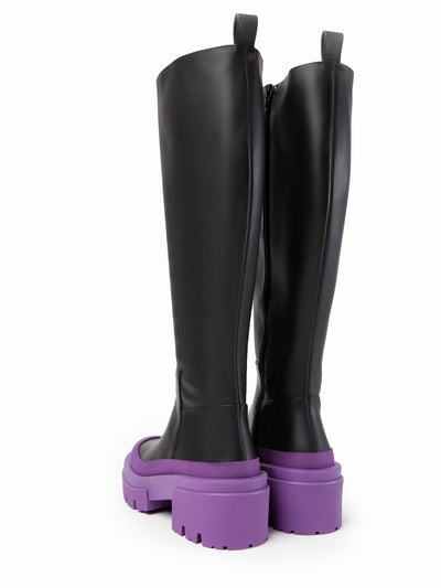 CHANTAL - Napa Silk Black Sole Purple